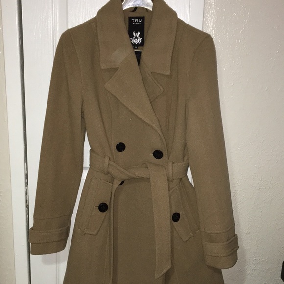 tru karma Jackets & Blazers - GORGEOUS Camel color Wool Coat—Best Offer